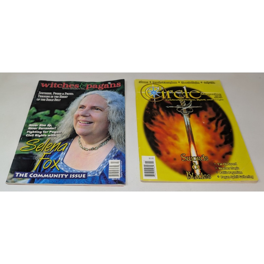 Witches & Pagans Magazine 22 Selena Fox Cover & Circle Magazine Swords Magic VTG